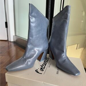 L’Intervalle Lizzo Blue Leather Boots